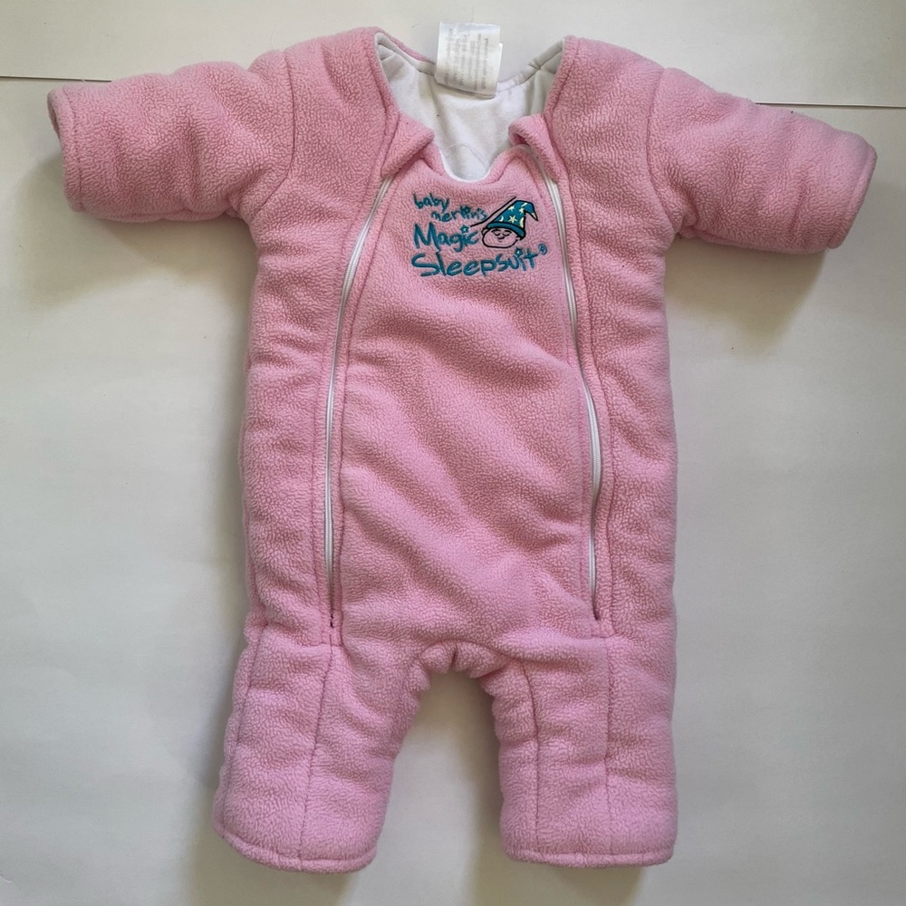 Magicsuit Pink Baby Sleepsuit